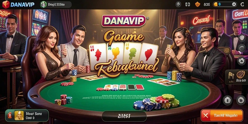 Tampilan permainan Live Casino yang menarik dan interaktif di DANAVIP.