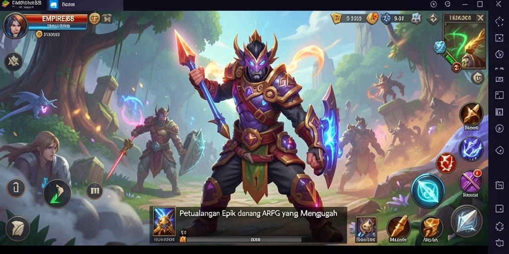 Tampilan gameplay <strong>EMPIRE88</strong> menampilkan aksi seru dalam dunia ARPG.