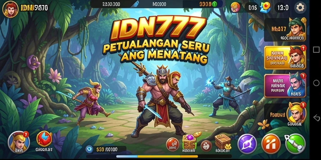 Tampilan gameplay IDN777 yang mengasyikkan dan penuh petualangan.