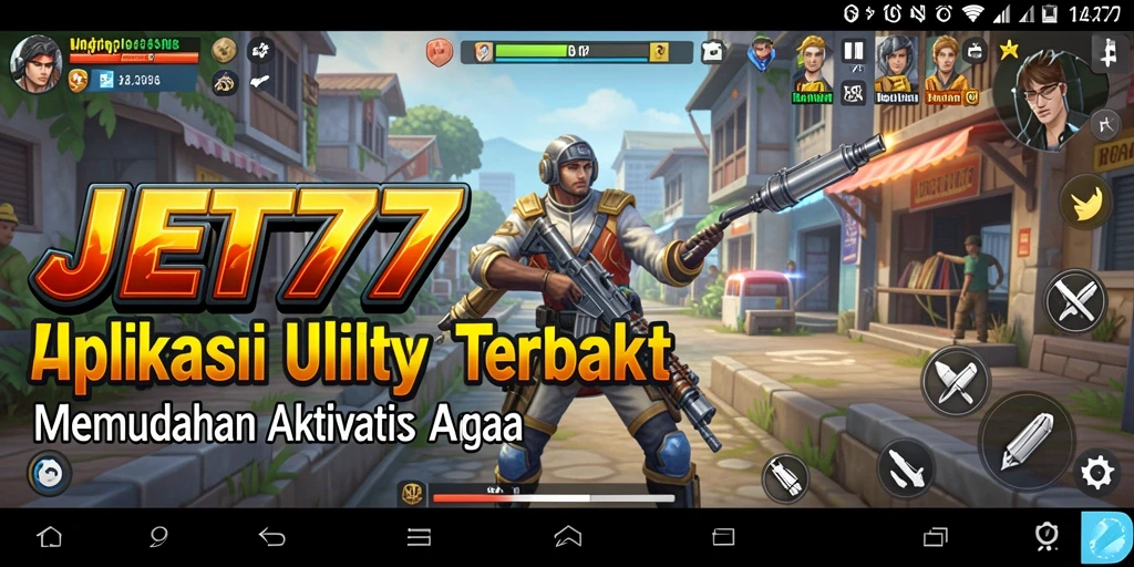 Screenshot utama JET77 menampilkan antarmuka pengguna yang intuitif dan fitur pengingat yang memadai.