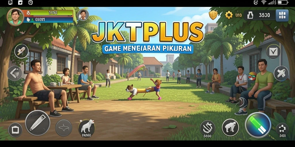 Tangkapan layar utama JKTPLUS menampilkan gameplay yang mengasyikkan.