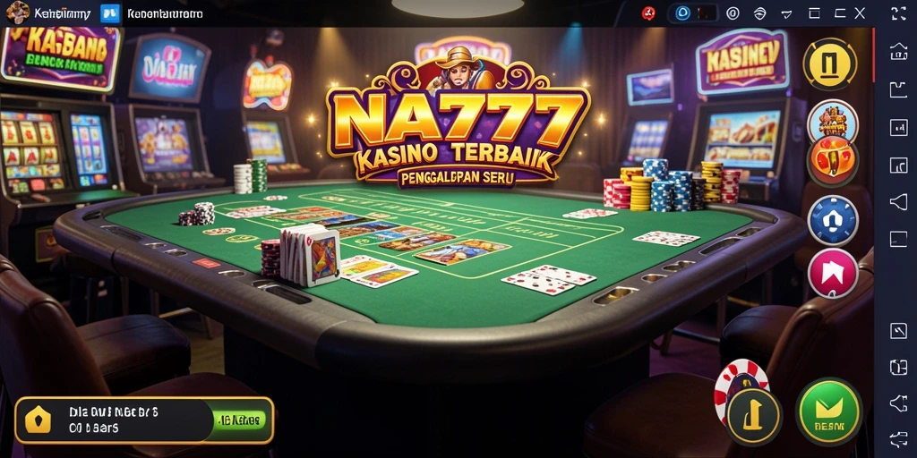 Tampilan menarik gameplay Kasino NA777 yang mendebarkan.