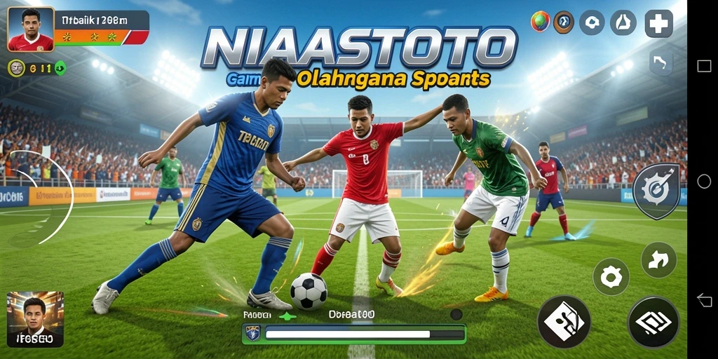 Screenshot NIASTOTO menampilkan aksi seru dalam pertandingan olahraga.