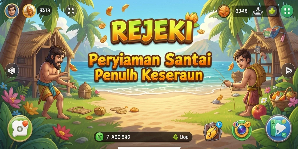 Screenshot gameplay <strong>REJEKI</strong> yang penuh warna dan keseruan.