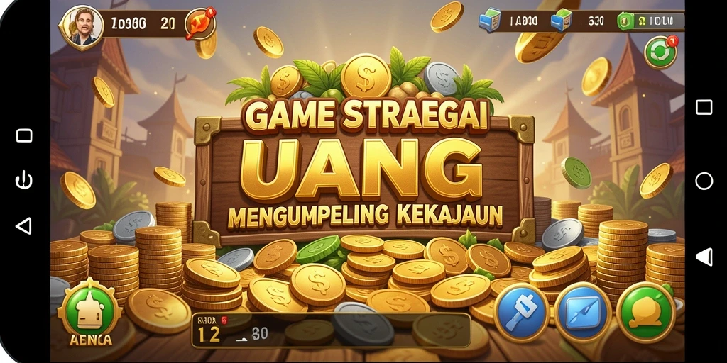 Tampilan grafis menarik dalam gameplay UANG yang menantang.