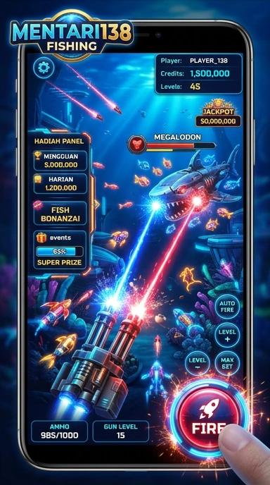 Screenshot aplikasi mentari138 yang menunjukkan kategori yang beragam.